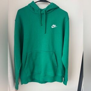 Nike Men's Vibrant Green Pullover Hoodie
